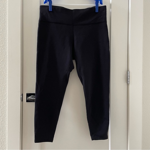 ATHLETA Altitude Tight Stretch Fleece Tight Fleece Leggings Black Size 2X - Picture 4 of 13